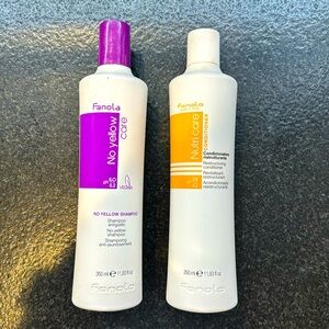 Fanola No Yellow Shampoo & Nutri Care Restructuring Conditioner